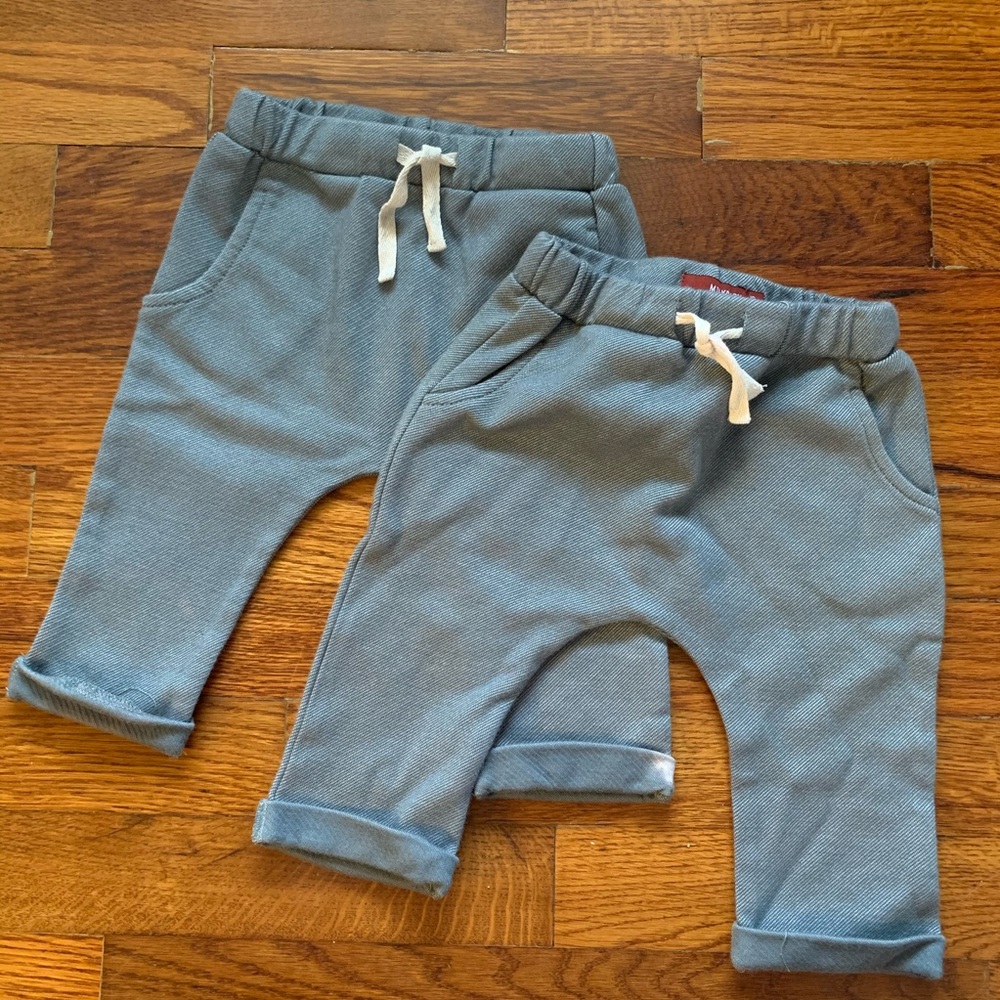 Milkbarn harem pants 3-6m lot of 2